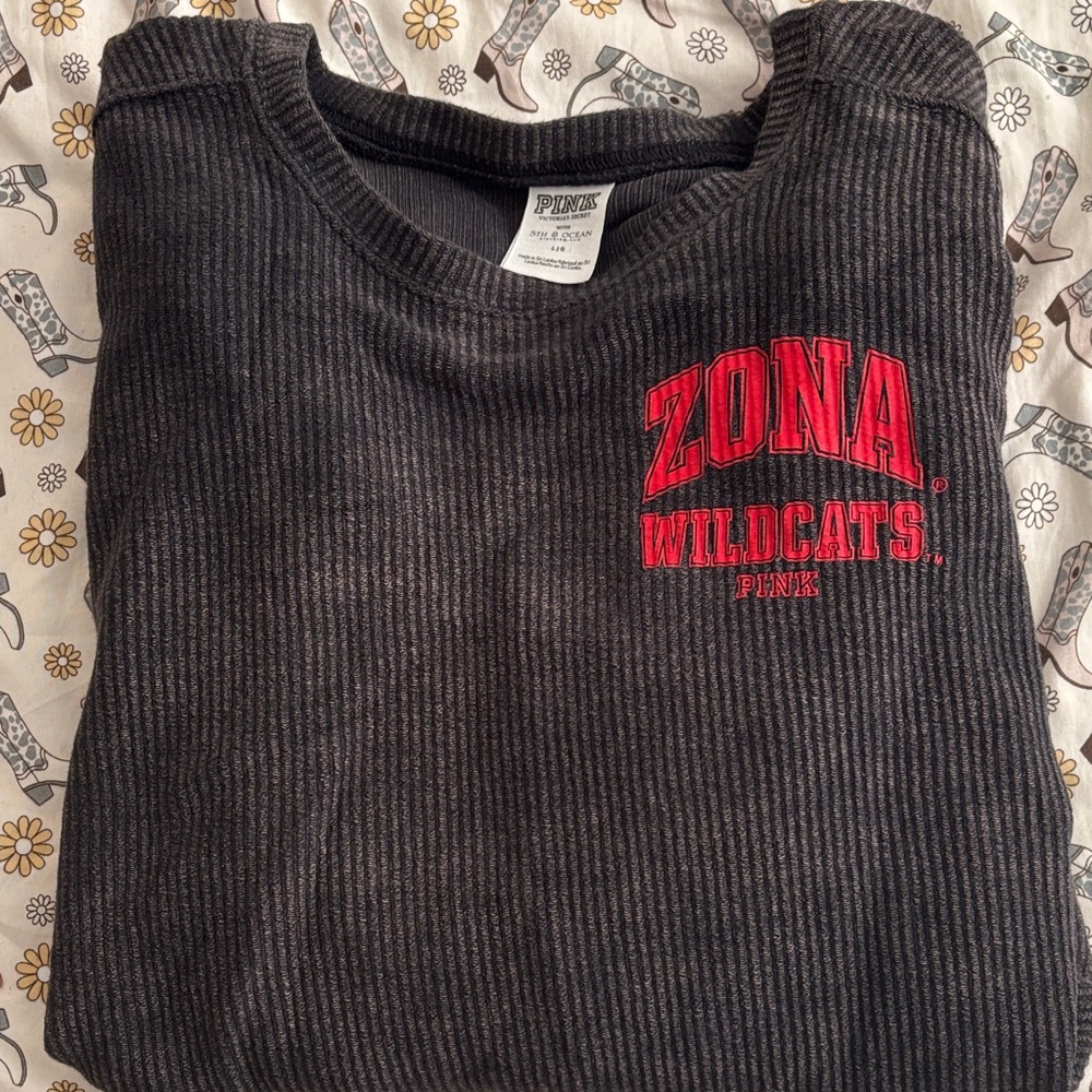 PINK Victoria's Secret Ribbed Sweatshirt